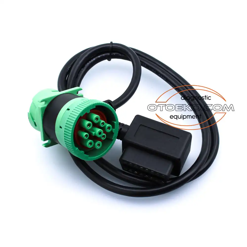 كابل ووصلة الفحص والتشخيص الصناعية J1939 9 Pin Dişi/Erkek - OBD2 (Otoeko) عالية الاعتمادية - 9
